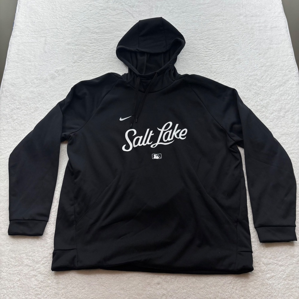 Nike Salt Lake MLB Dri-FIT Training Hoodie Black XXL CN9473-010 NWT